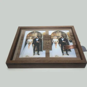 Plexi Albüm Kutusu 20×60 (Ceviz / Siyah / Beyaz)