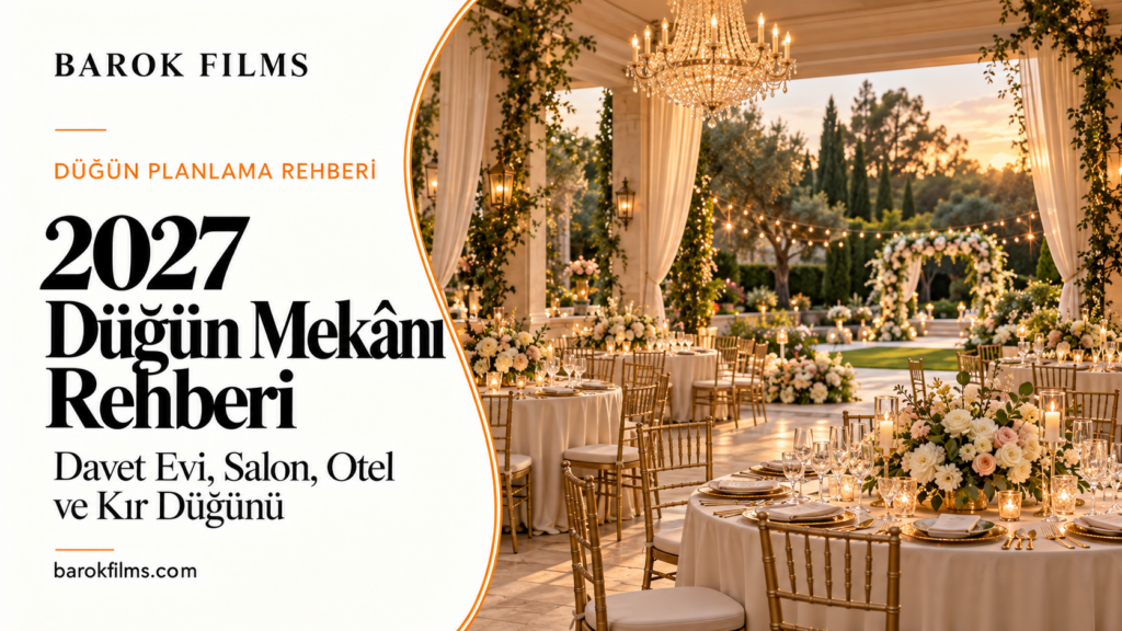 2027 Düğün Mekânı Seçim Rehberi | Barok Films